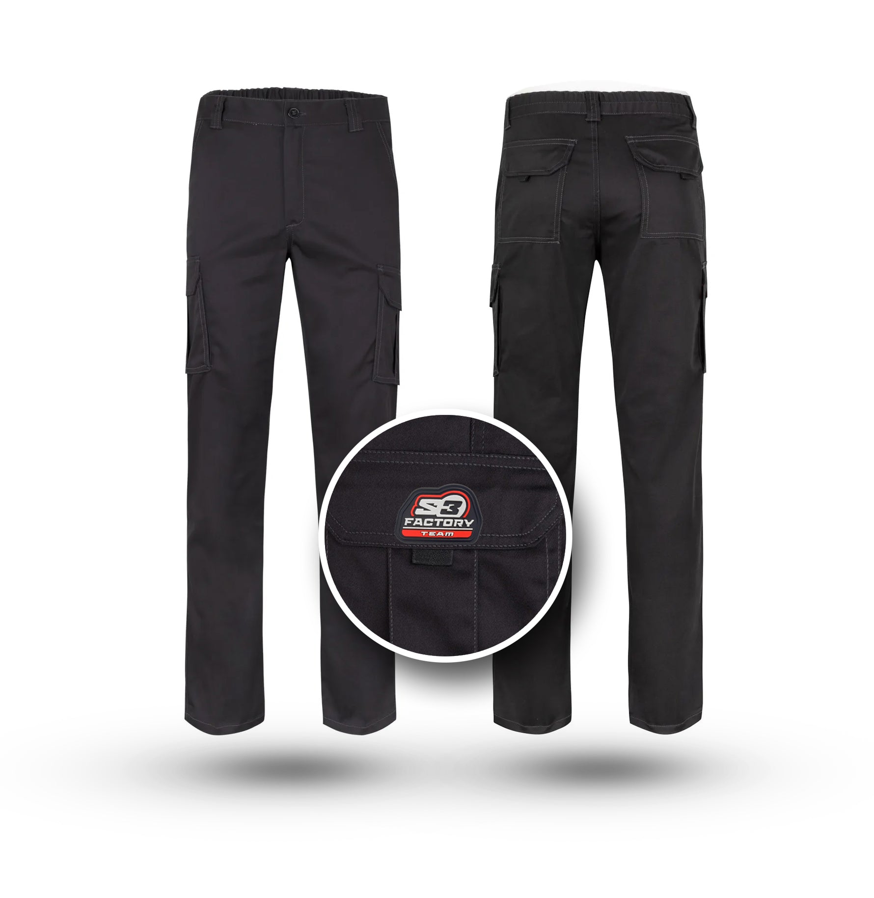 Pantalón S3 Mecánico Color Negro TALLA L