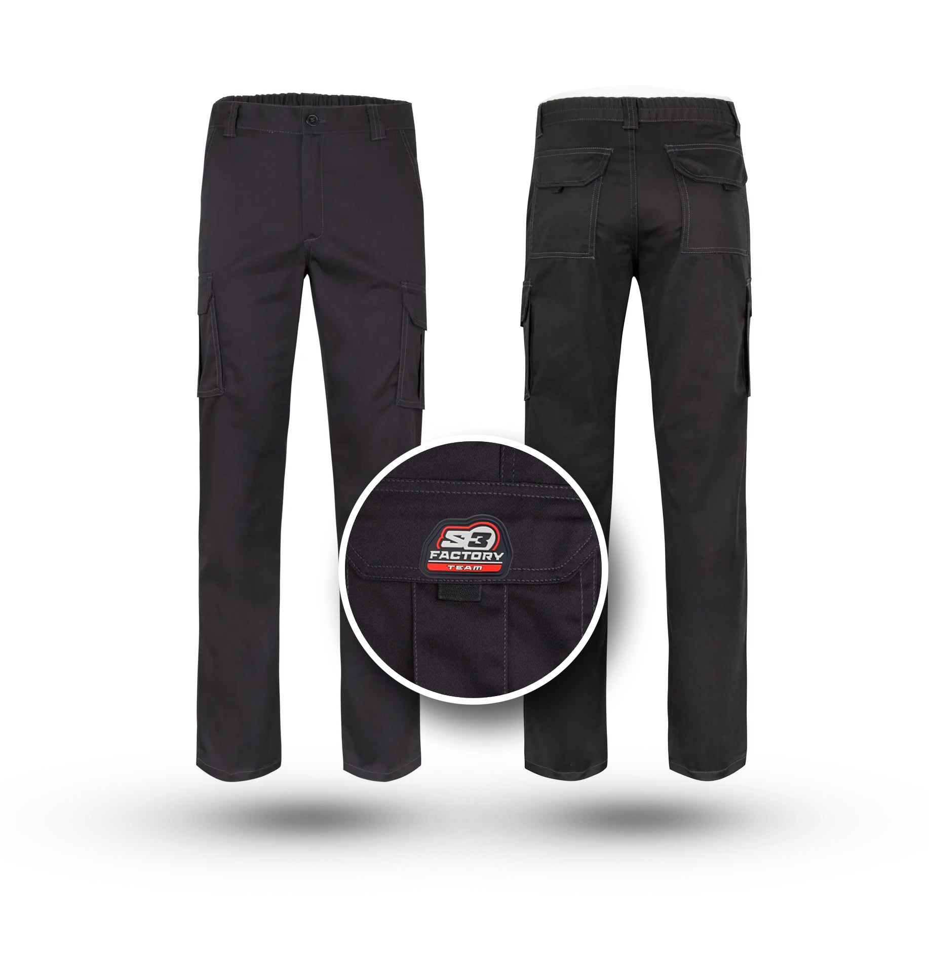 Pantalón S3 Mecánico Color Negro TALLA XL