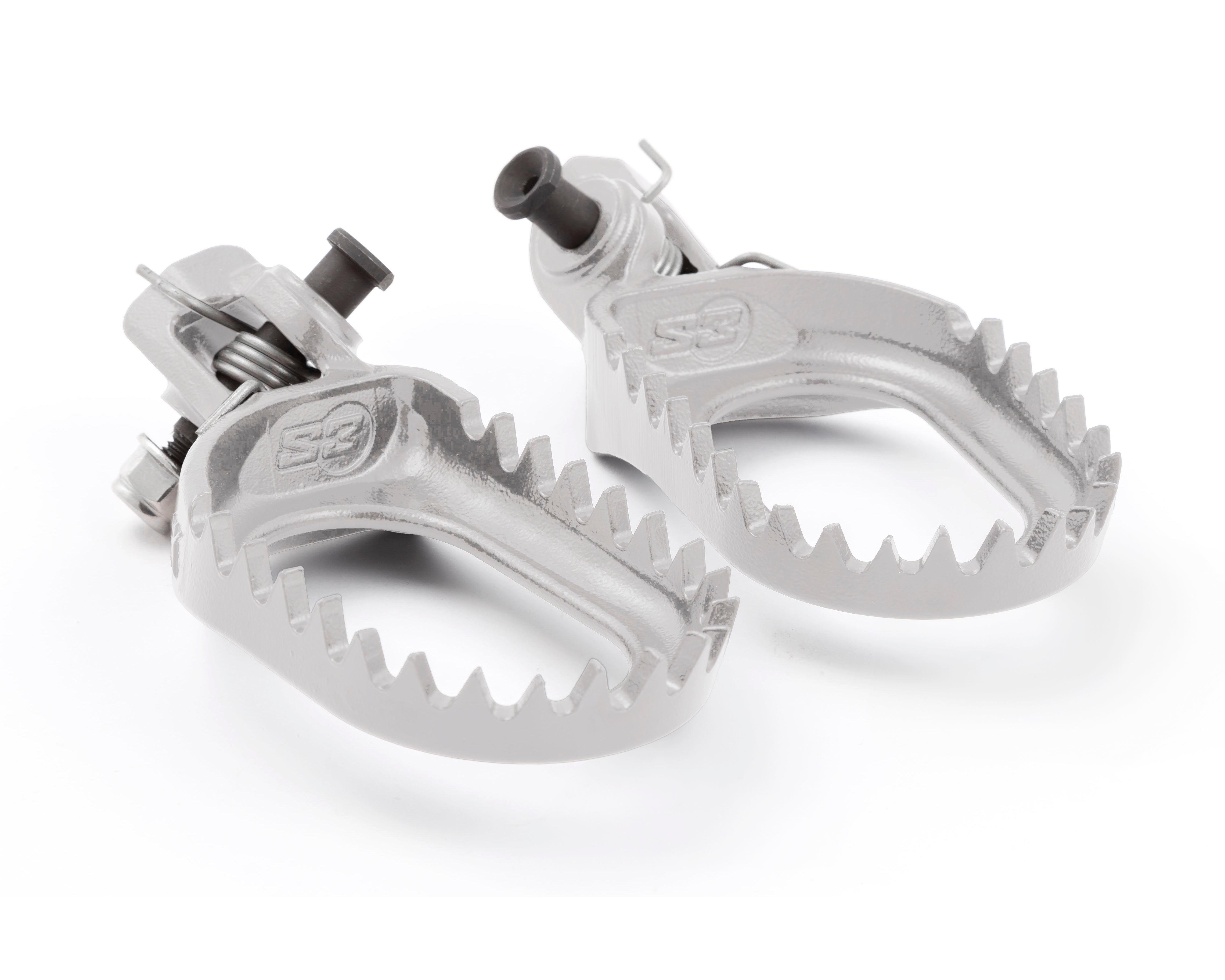 Estriberas S3 Punk Enduro HQV FC/TC KTM EXC-F 24-.. KTM SX/SX-F 23-.. Plata