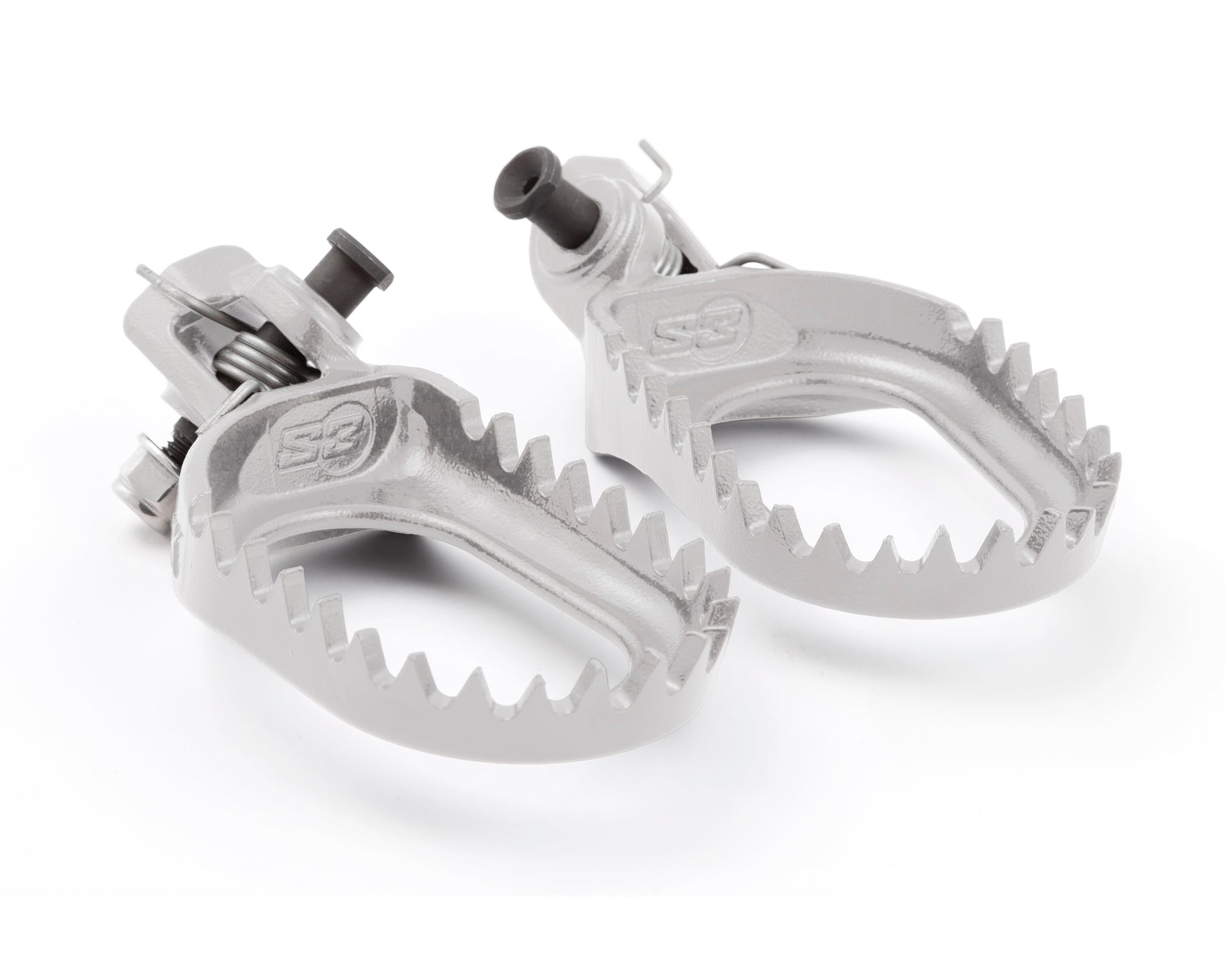 Estriberas S3 Punk Enduro HQV FC/TC KTM EXC-F 24-.. KTM SX/SX-F 23-.. Plata
