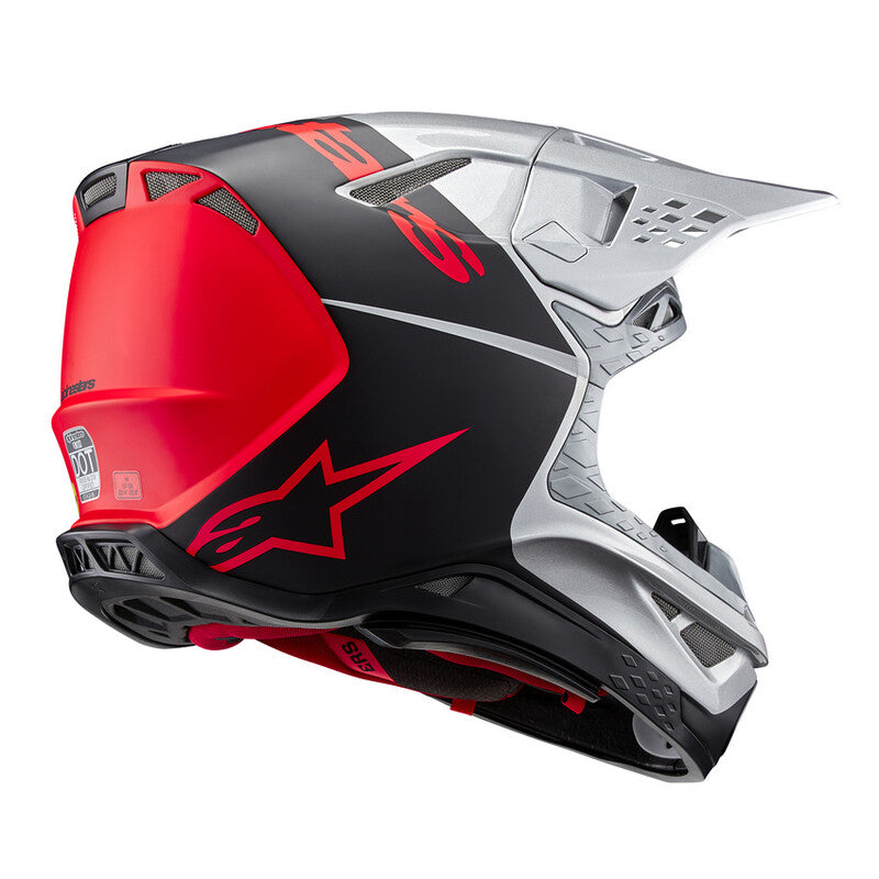 Casco Alpinestars Supertech M10 Flood Plata L