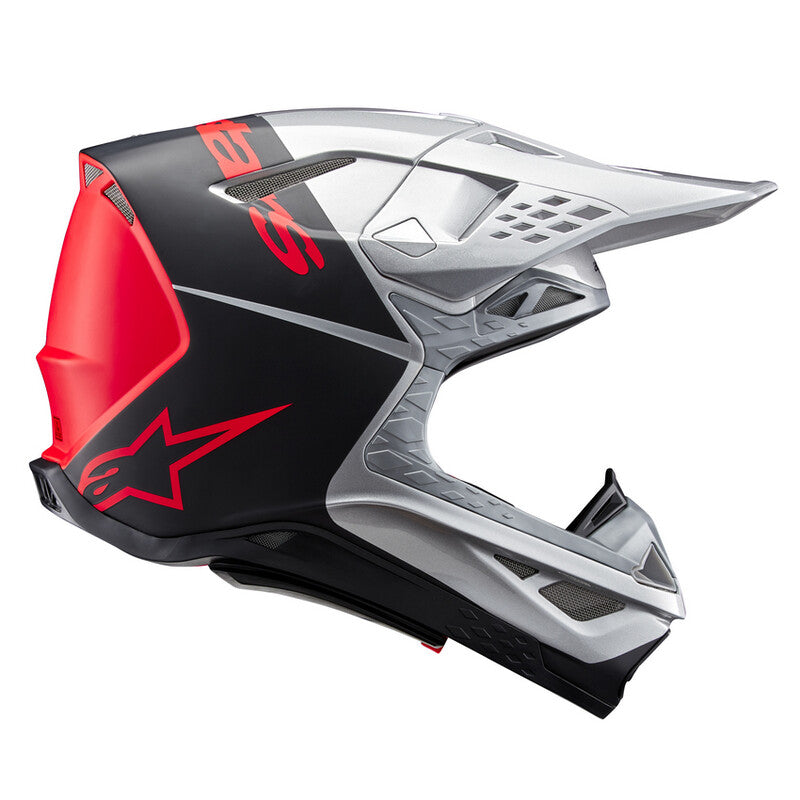 Casco Alpinestars Supertech M10 Flood Plata L