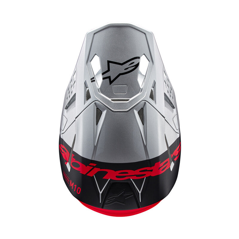 Casco Alpinestars Supertech M10 Flood Plata L