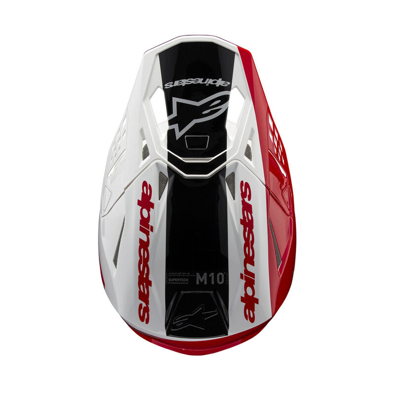 Casco Alpinestars Supertech M10 Unite Rojo/Blanco