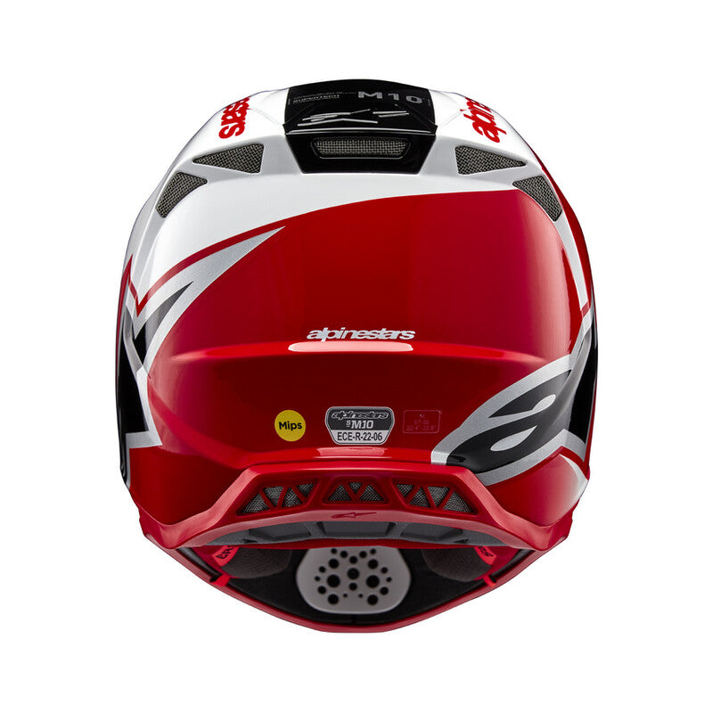 Casco Alpinestars Supertech M10 Unite Rojo/Blanco