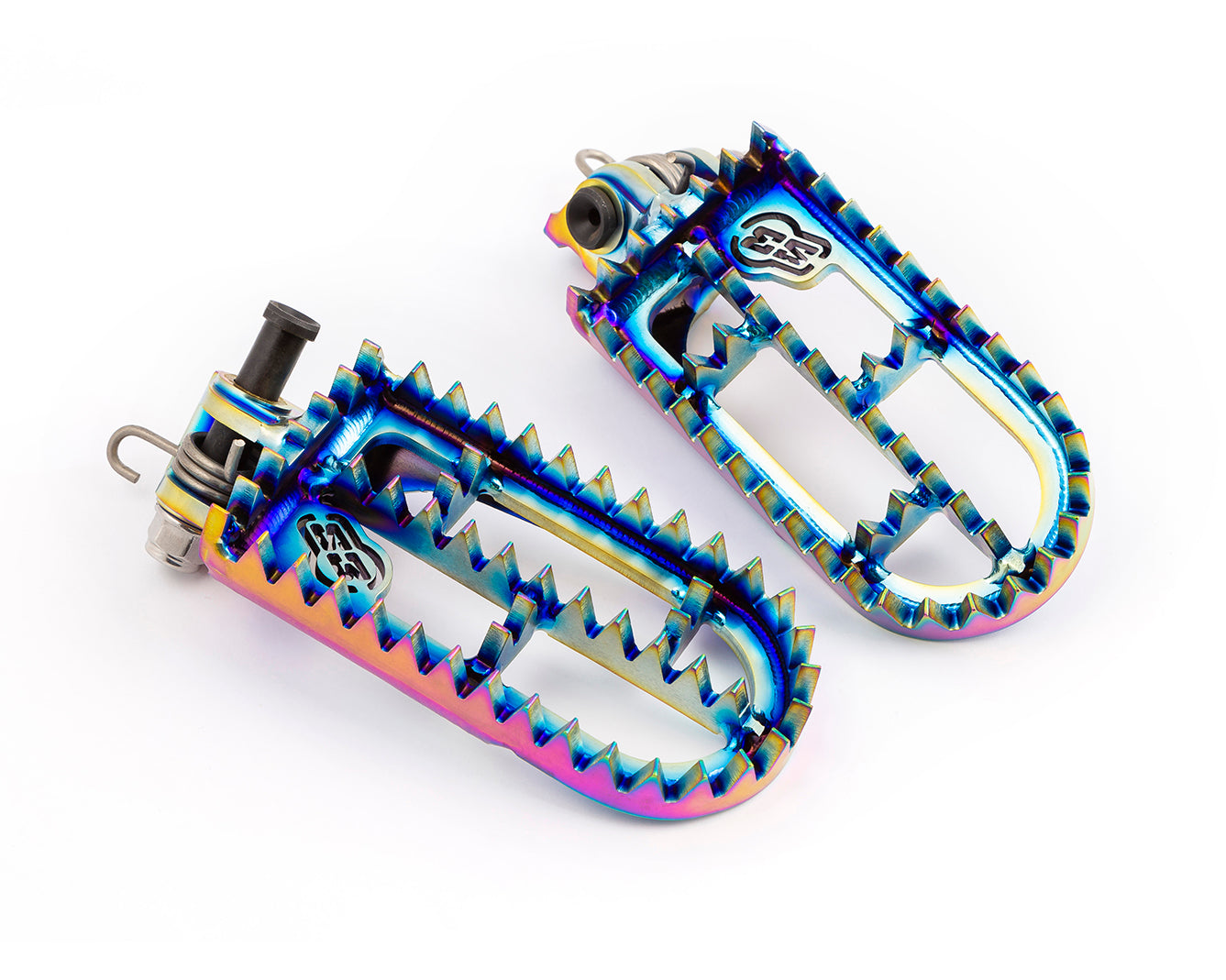 Estriberas Titanio S3 Punk HQV Norden 901 22-24 KTM 790/890 Adv. 15-24 Titanio