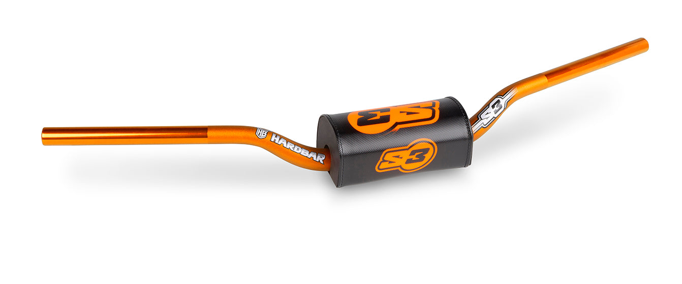 Manillar Bajo S3 + Espuma Protectora Enduro Naranja