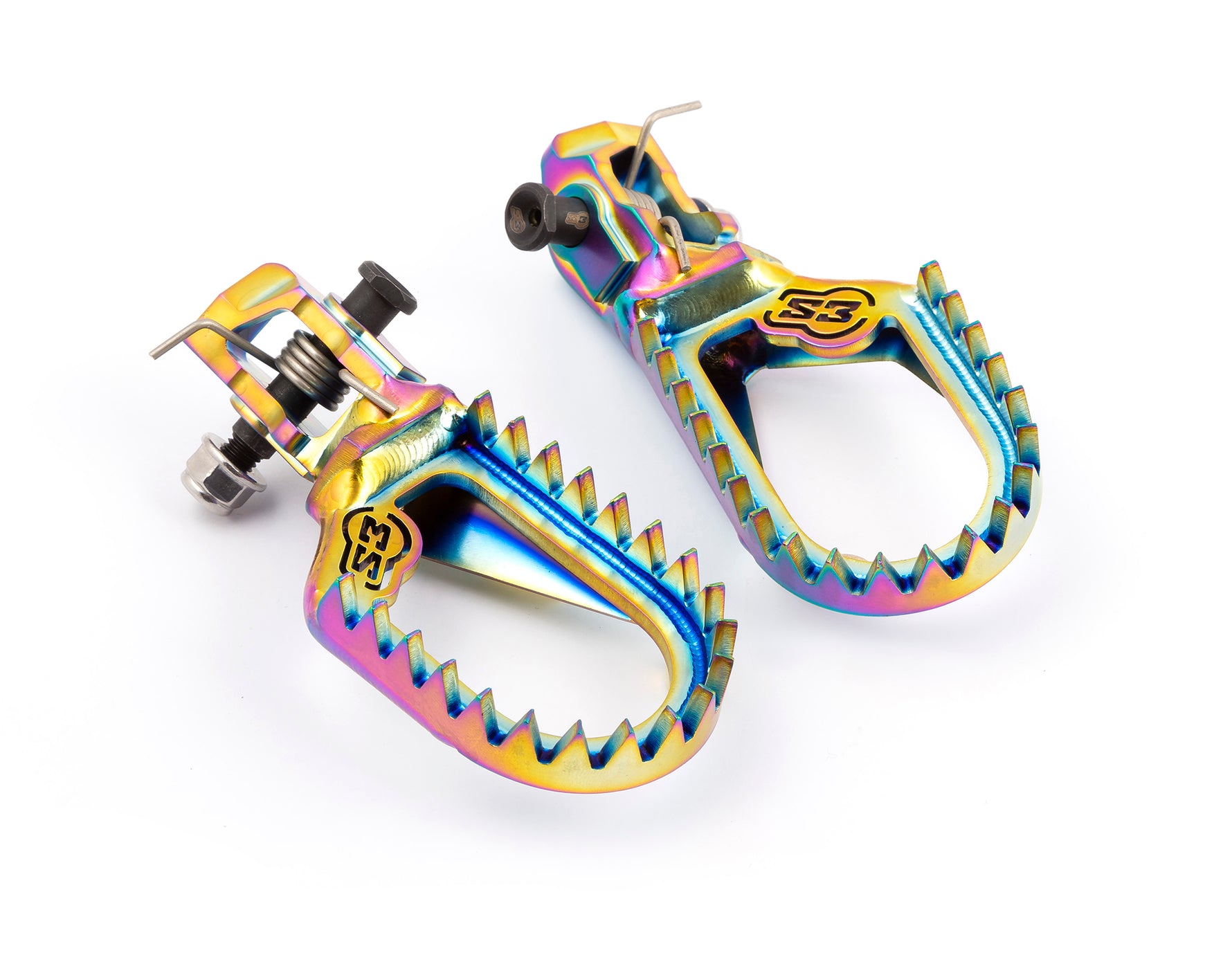 Estriberas Titanio S3 Rainbow KTM/husqvarna/gasgas 2024 RR Enduro Alta Gama