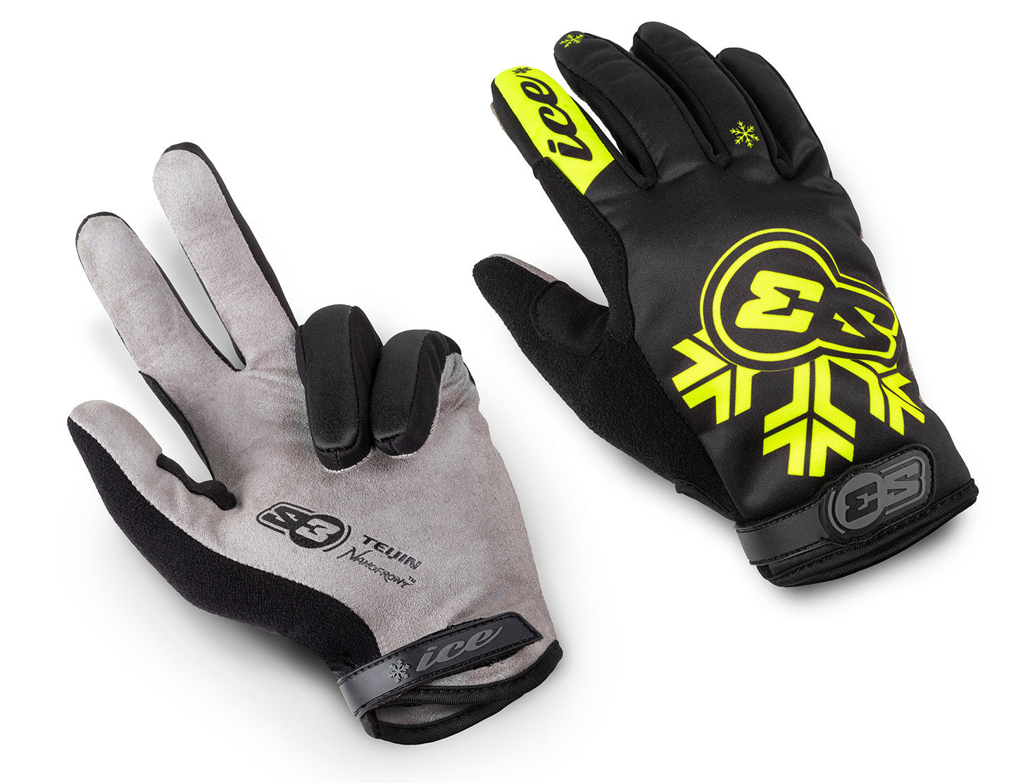 Guantes S3 Ice Negro/Amarillo Talla S