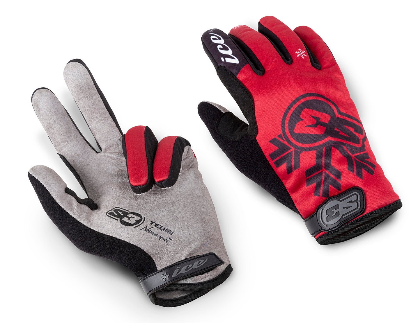 Guantes S3 Ice Color Rojo Talla XL