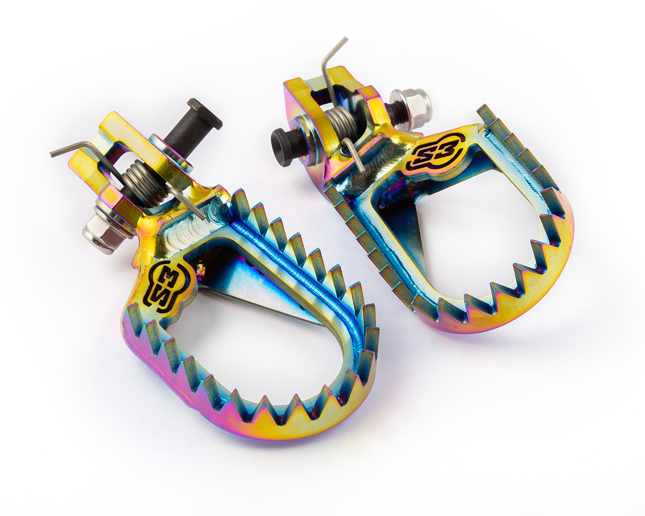 Estriberas Titanio S3 Rainbow KTM TPI 4T Enduro Alta Gama