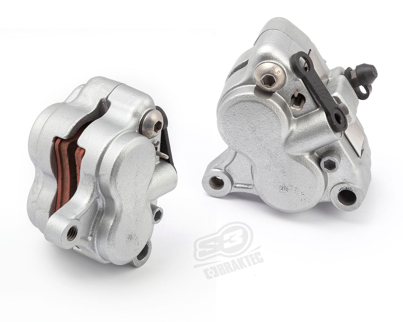 Pinza Freno Delantera Braktec S3 25mm 4 Pistones