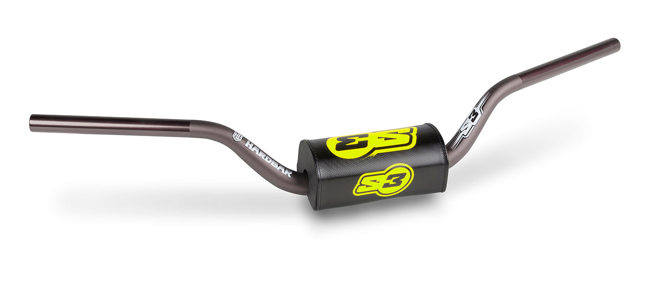 Manillar S3 Alto Color Negro / Amarillo