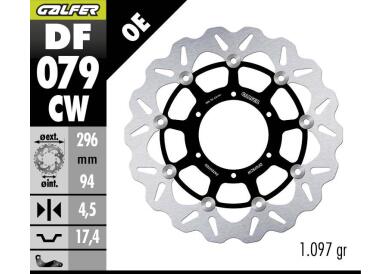 DISCO DE FRENO GALFER WAVE W DELANTERO DF079CW