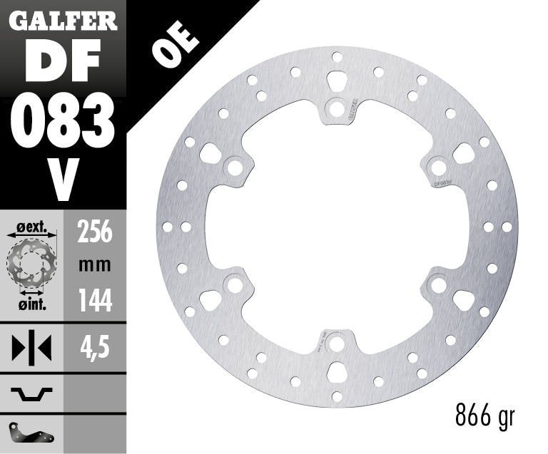 DISCO DE FRENO GALFER CIRCULAR V DF083V