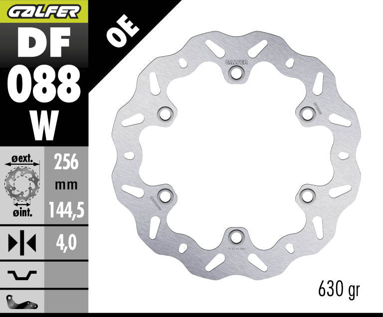 DISCO DE FRENO GALFER WAVE W DF088W