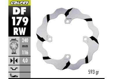DISCO DE FRENO GALFER WAVE W TRASERO DF179RW