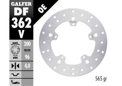 DISCO DE FRENO GALFER CIRCULAR V DF362V