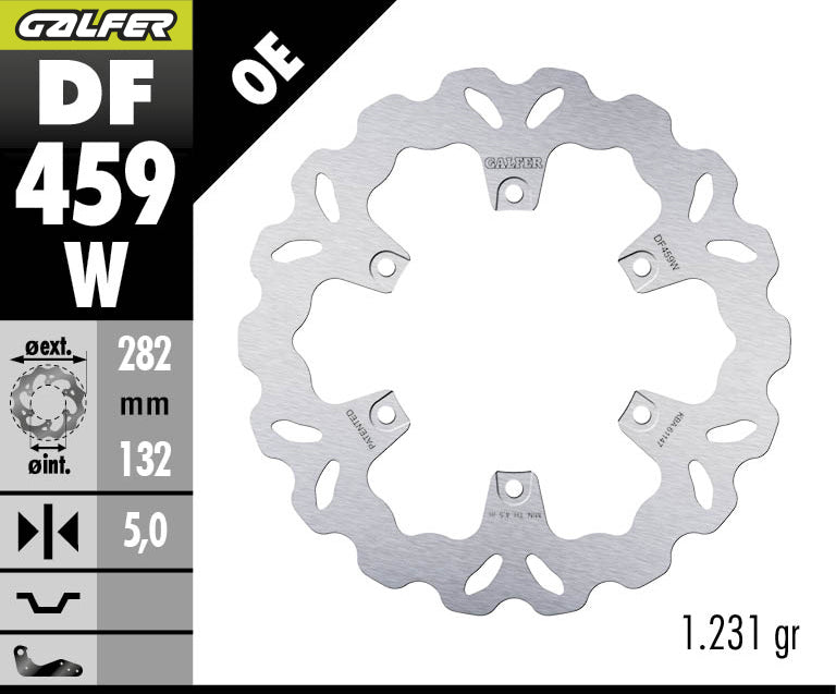 DISCO DE FRENO GALFER WAVE W DF459W