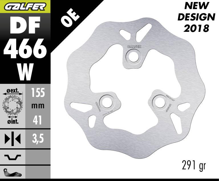 DISCO DE FRENO GALFER WAVE W DF466W