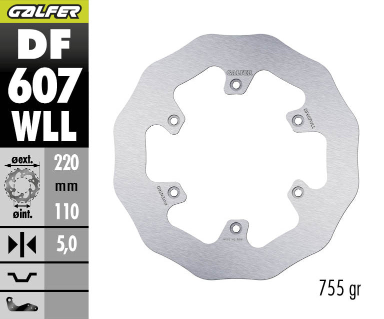 DISCO DE FRENO GALFER WAVE WLL TRASERO KTM/HUSQVARNA/HUSABERG