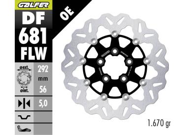 DISCO DE FRENO GALFER WAVE W DF681FLW