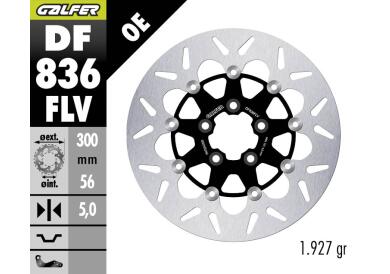 DISCO DE FRENO FLOTANTE GALFER CIRCULAR FLV DF836FLV