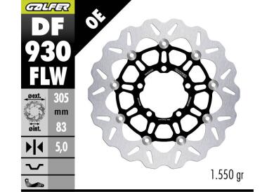 DISCO DE FRENO GALFER WAVE W DELANTERO DF930FLW