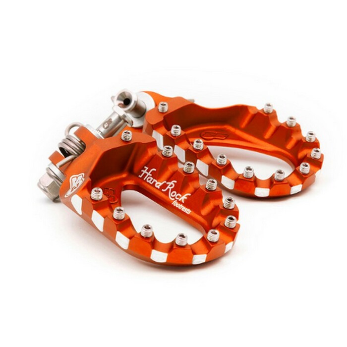 Kit Estriberas S3 Aluminio KTM 92-16 Husqvarna TC 65 21-.. Husaberg FC 250/300 09-14 Naranja