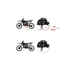 Estriberas S3 Curve Hard Rock High KTM/Husqvarna TPI 17-.. Rojo