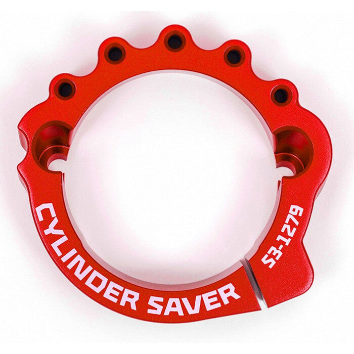 Protector Unión Escape-Cilindro S3 KTM EXC/SX 250/300 08-23 Husqvarna TC/TE 250/300 14-23 Rojo
