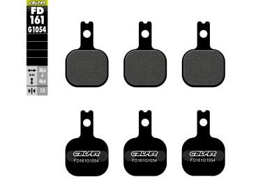 PASTILLAS DE FRENO GALFER SEMI SINTERIZADAS FD161G1054