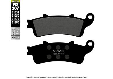 PASTILLAS DE FRENO GALFER SEMI SINTERIZADAS FD207G1050