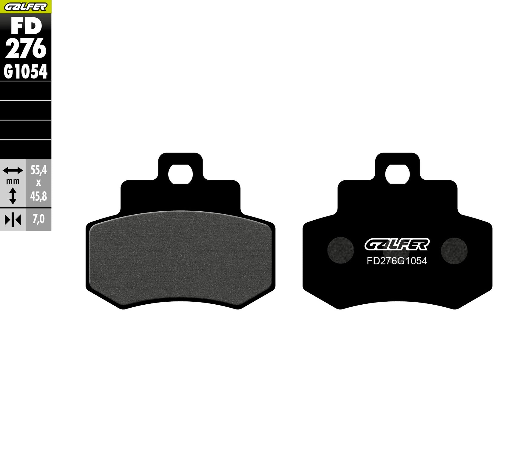 PASTILLAS DE FRENO GALFER SEMI SINTERIZADAS FD276G1054