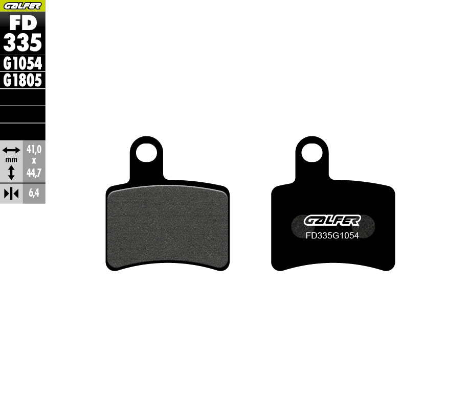 PASTILLAS DE FRENO GALFER SEMI SINTERIZADAS FD335G1054