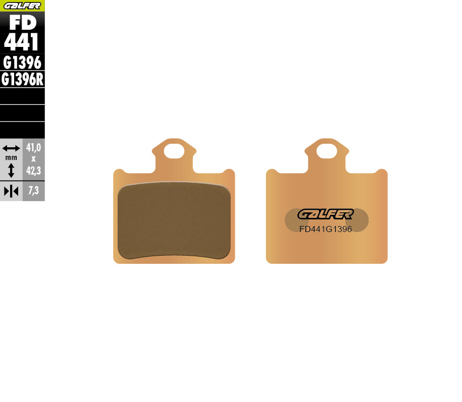 PASTILLAS DE FRENO GALFER SINTERIZADAS FD441G1396