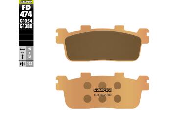 PASTILLAS DE FRENO GALFER SINTERIZADAS FD474G1380