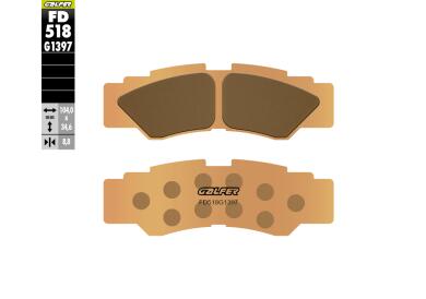 PASTILLAS DE FRENO GALFER SINTERIZADAS FD518G1397
