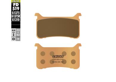 PASTILLAS DE FRENO GALFER SINTERIZADAS FD519G1310