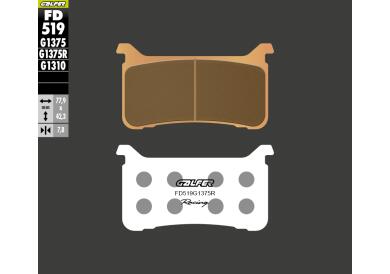 PASTILLAS DE FRENO GALFER SINTERIZADAS FD519G1375R