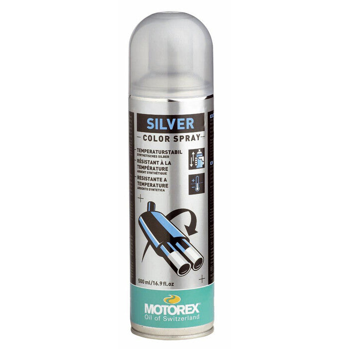 MOTOREX PINTURA SPRAY ANTICALORICA PLATA 500ML
