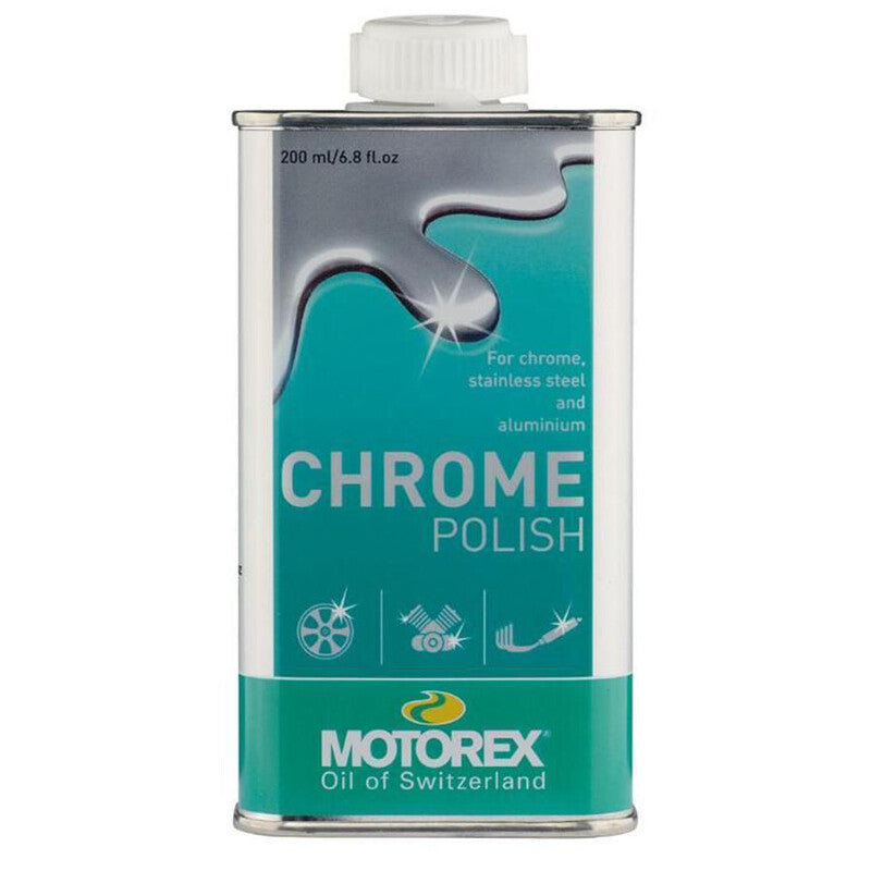 MOTOREX CHROME POLISH PULIDOR ABRILLANTADOR DE METALES 200ML