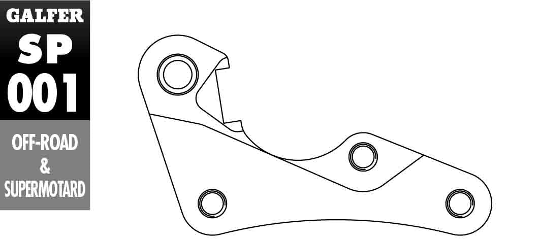 Soporte De Pinza Galfer Delantero 270mm Honda CRF 450 R 2008