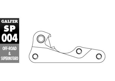 Soporte De pinza Galfer Delantero 270mm YAMAHA YZ/WR 250/450 03-19