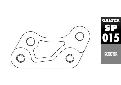 Soporte De Pinza Galfer Delantero 260mm Yamaha Cygnus 125x 2003