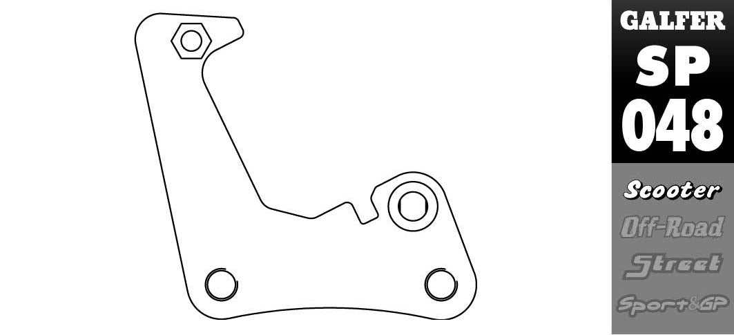 Soporte De Pinza Galfer Delantero 267mm YAMAHA N-MAX 125/150 15-18