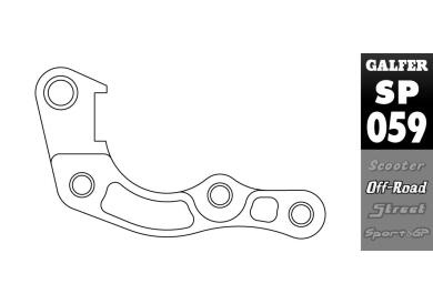 Soporte De Pinza Delantero 270mm HONDA CRF 250/450 19-25