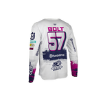 Camiseta Billy Bolt Replica Log Racing 2026 S3 Color Blanco/rosa