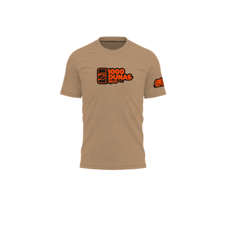 Camiseta Casual 1000 Dunas 2025 S3 Color Marrón