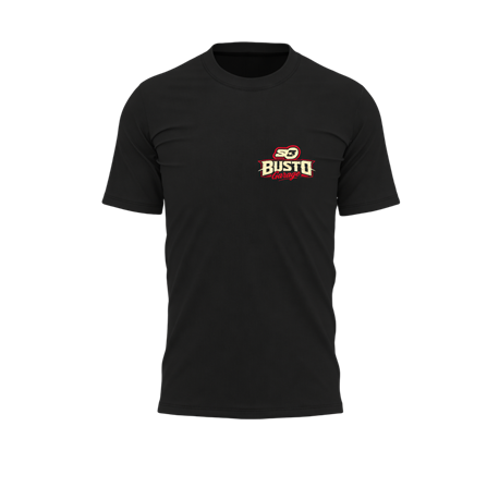 Camiseta Casual Busto Garage S3 Color Negro